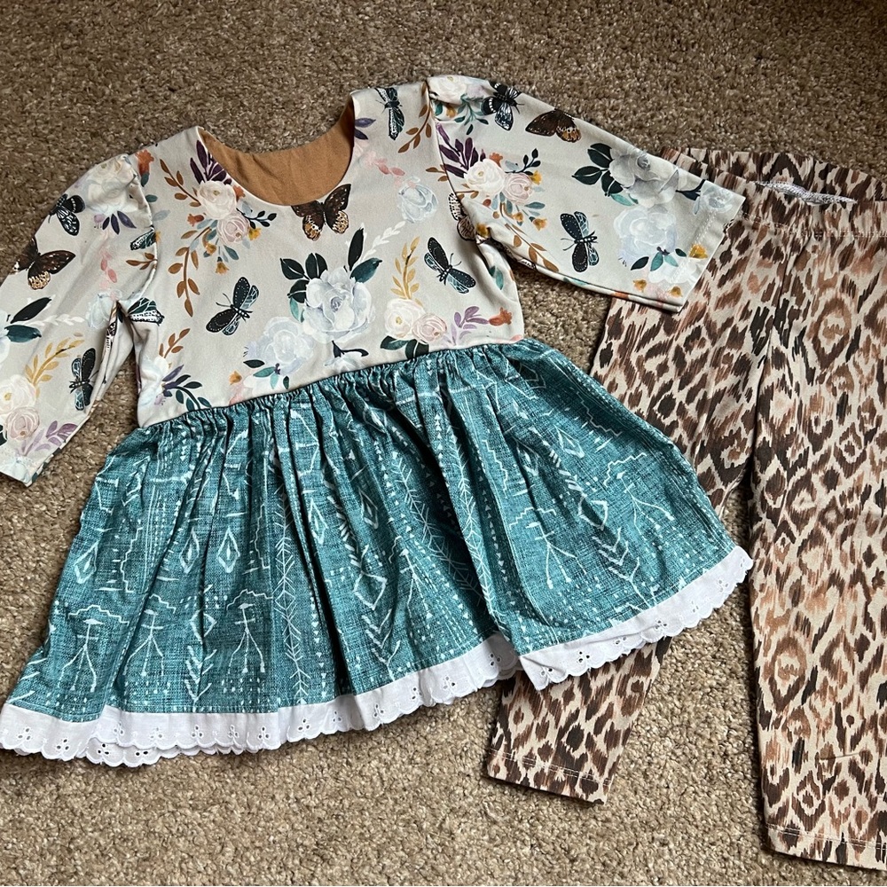 Floral and Mixed Print Handmade Set